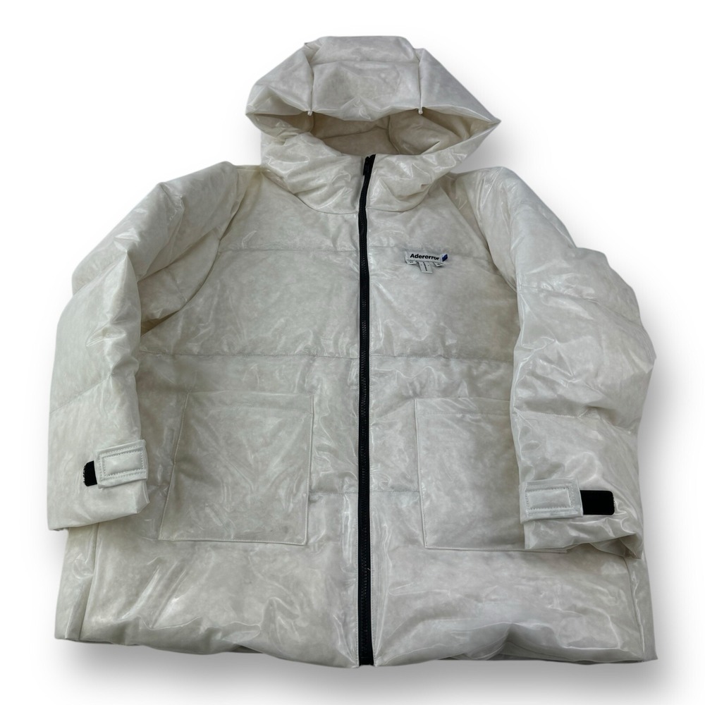 ADERERROR Transparent Down Fill Hooded PUffer Jacket Jacket Women's Size A1
